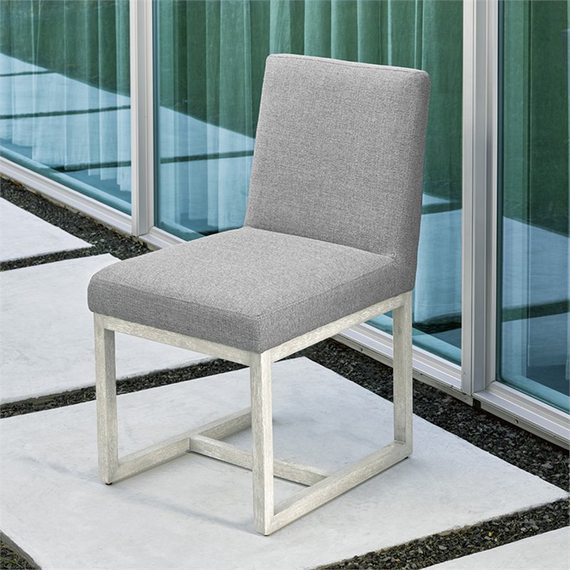 Universal Furniture Carter Upholstered Dining Side Chair in Quartz