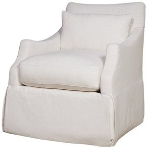 Universal Furniture Margaux Swivel Glider Accent Chair in Paxton Sand