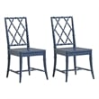 Universal Furniture Wood X-Back Dining Chair - Blue (Set of 2)