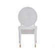 Mirand Kerr Oval Back Dining Wood Side Chair (Set of 2) in White