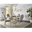Mirand Kerr Oval Back Dining Wood Side Chair (Set of 2) in White