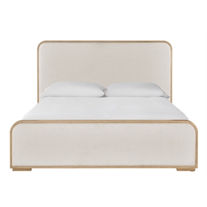 Universal Furniture Modern Nomad Nomad King Bed in Tan Tech Oak Wood