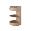 Universal Furniture Modern Nomad Breeze Nightstand in Tan Tech Oak