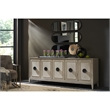 Universal Coalesce Olsen Metal Accent Mirror in Matte Black