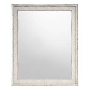 Universal Coalesce Coalesce Accent Mirror in Gray Oak Wood
