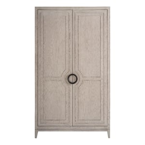 Universal Coalesce Two Door Wardrobe in Gray Oak Wood