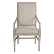 Universal Coalesce Set of 2 Wood Framed Upholstered Arm Chairs - Gray Solid Oak