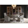 Universal Coalesce Rasmus 52 Inch Round Dining Table in Gray Oak Wood