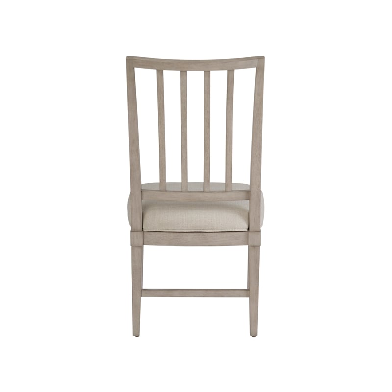 Universal Coalesce Set of 2 Wood Framed Upholstered Side Chairs-Gray Solid Oak
