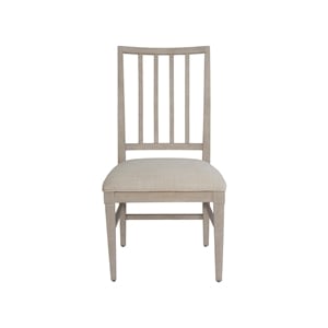 Universal Coalesce Set of 2 Wood Framed Upholstered Side Chairs-Gray Solid Oak