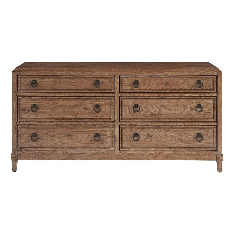 Universal Furniture Griffith Park Sienna Wood Dresser in Brown