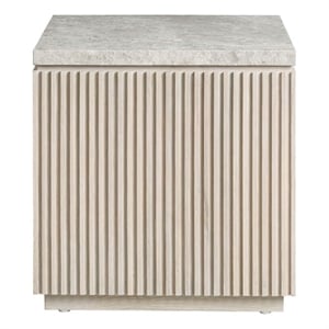 Universal Furniture Avaline Carmen Side Table in Gray