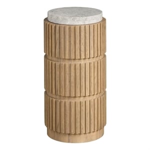 Universal Furniture Avaline Carmen Spot Table in Tan