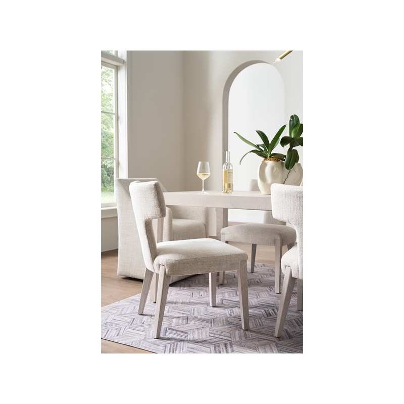 Universal Furniture Avaline Raen Upholstered Side Chair (set of 2) in Gray