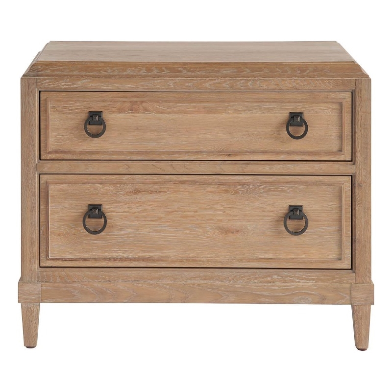 Universal Furniture Griffith Park Canyon Two Drawer Nightstand in Tan