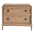 Universal Furniture Griffith Park Canyon Two Drawer Nightstand in Tan