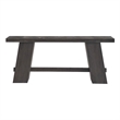 Universal Furniture Griffith Park Obsidian Console Table in Brown
