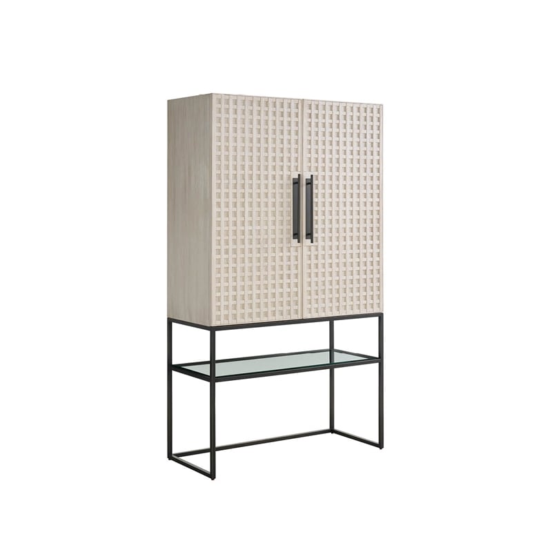 Universal Furniture River Rock Bar Cabinet in River Rock