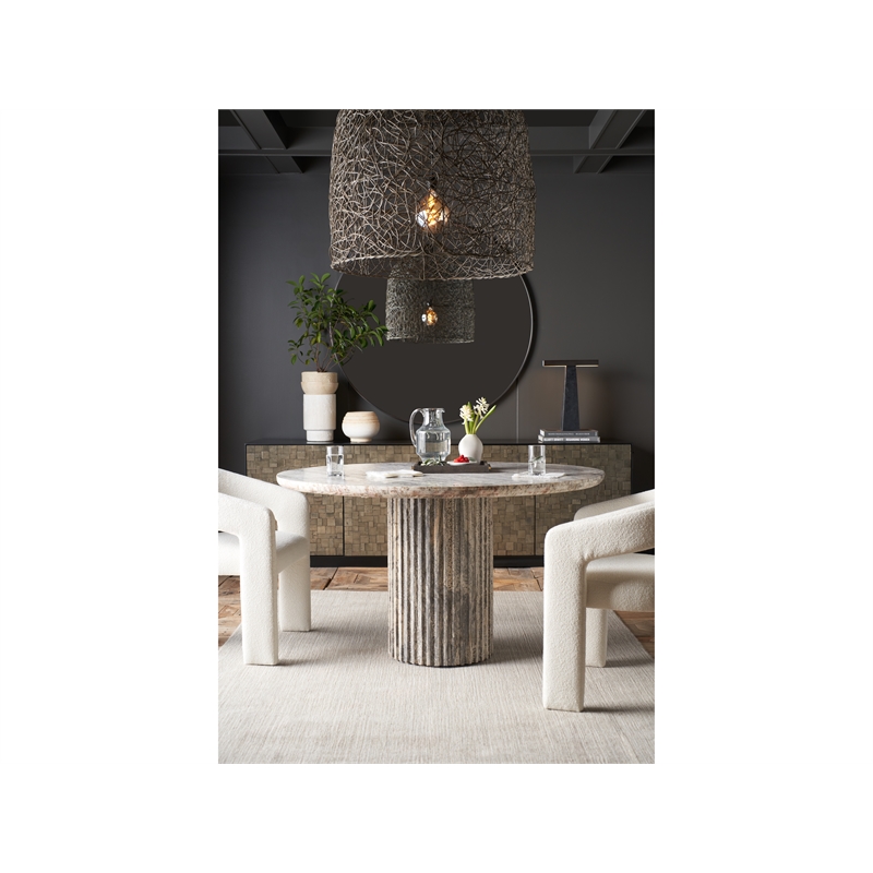 Universal Furniture Vesper Chair in Satin Pewter