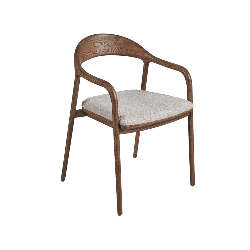 Universal Furniture Echo Dining Arm Chair in Medium Brown Oak