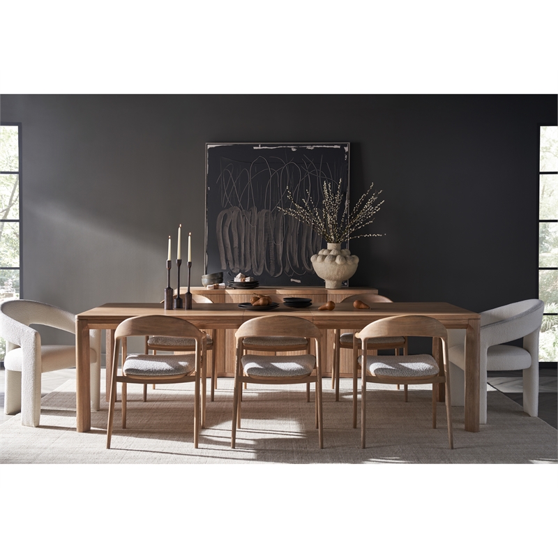 Universal Furniture Malone Dining Table in Natural Oak