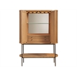 Universal Furniture Linnea Bar Cabinet in Natural Oak