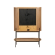 Universal Furniture Linnea Bar Cabinet in Natural Oak