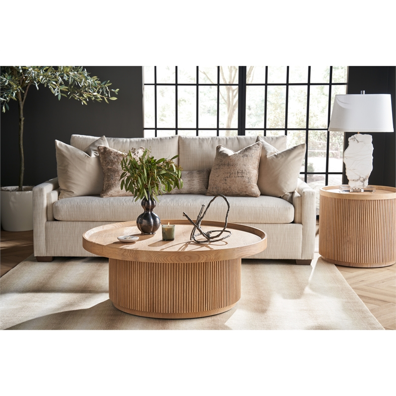 Universal Furniture Lumi Side Table in Natural Oak