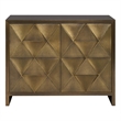 Universal Furniture Origami Hall Chest in Aged Gold