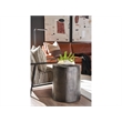 Universal Furniture Asher Round End Table in Graphite