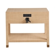 Universal Furniture Leah Nightstand in Sandy Linen
