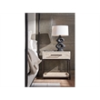 Universal Furniture Dove Nightstand in White Travertine