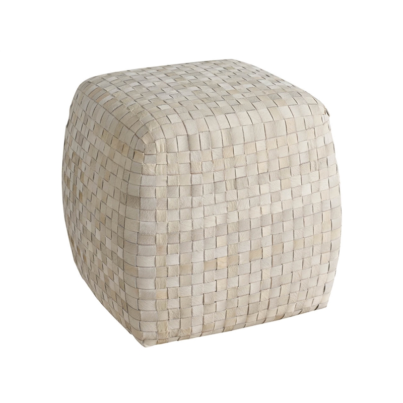 Universal Furniture Dwell Pouf in Smoke Bronze