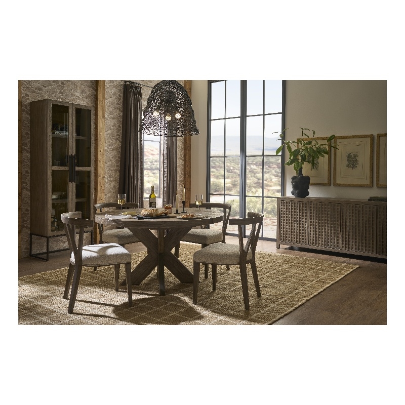 Universal Furniture Boulder Round Dining Table in Boulder