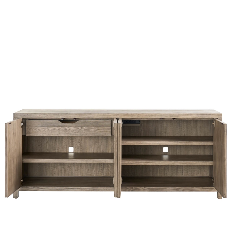 Universal Furniture Boulder Credenza in Boulder Gray