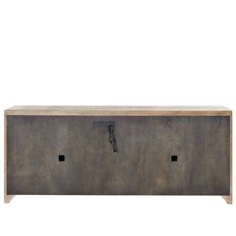 Universal Furniture Boulder Credenza in Boulder Gray