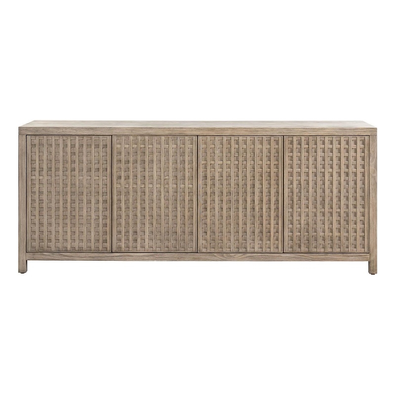 Universal Furniture Boulder Credenza in Boulder Gray