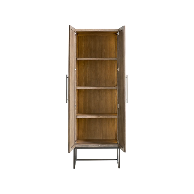 Universal Furniture Boulder Utility Cabinet in River Rock
