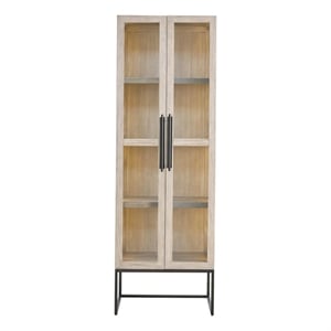 Universal Furniture River Rock Display Cabinet in River Rock