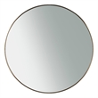 Universal Furniture Orion Mirror in White Satin Bronze