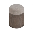 Universal Furniture Evo Stool in Satin Pewter