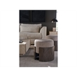 Universal Furniture Evo Stool in Satin Pewter