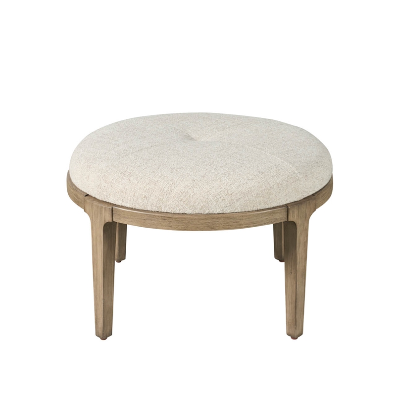 Universal Furniture Boulder Bunching Ottoman in Smoke Bronze