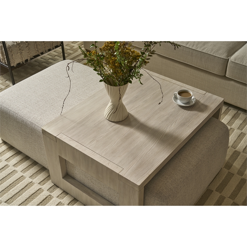 Universal Furniture River Rock Nesting Cocktail Ottoman in Smoke Bronze