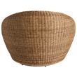 Universal Furniture Oasis Sea Pod Swivel Chair in Brown/Beige Natural Rattan