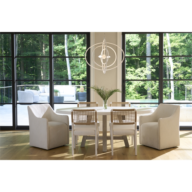 Universal Furniture Oasis Dockside Dining Table in Natural Oak