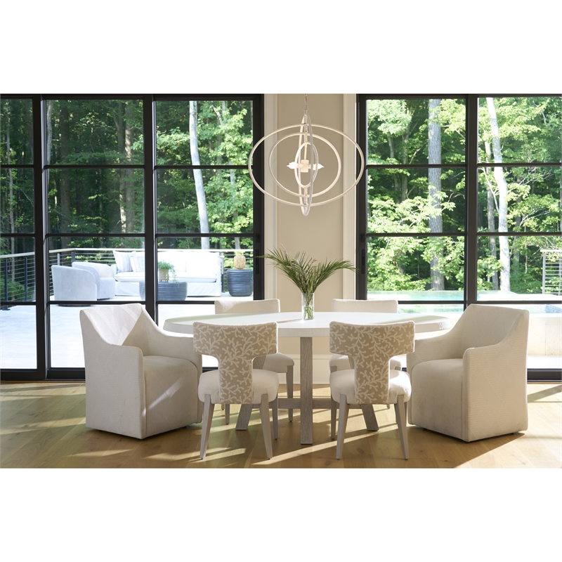 Universal Furniture Oasis Dockside Dining Table in Natural Oak