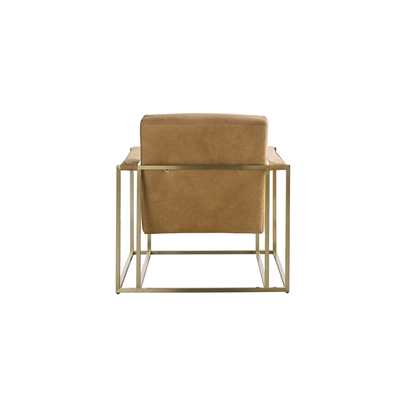 Universal Furniture Jensen Accent Chair in Tan Leather