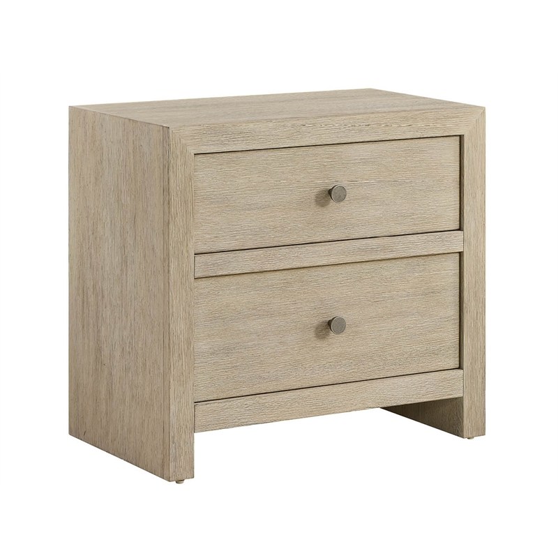 Universal Furniture Oasis Nightstand in Dockside Natural Tan Oak