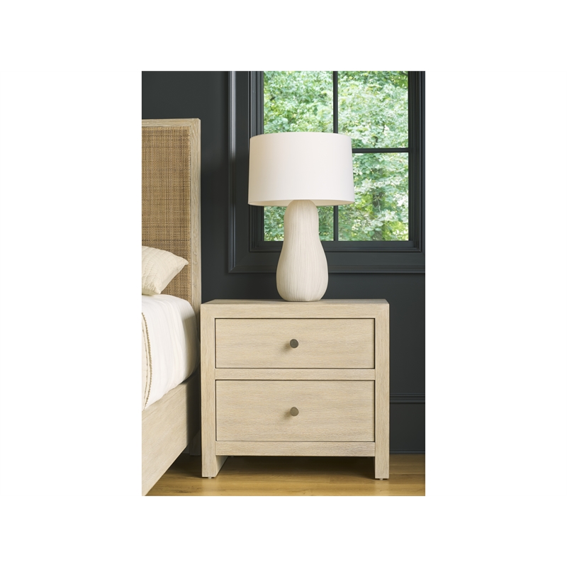 Universal Furniture Oasis Nightstand in Dockside Natural Tan Oak